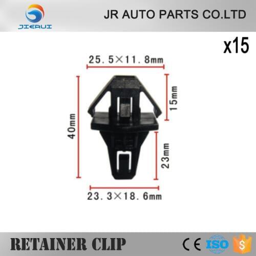15pcs Radiator Grille Clip for Honda Accord 91578SV4003 Nylon
