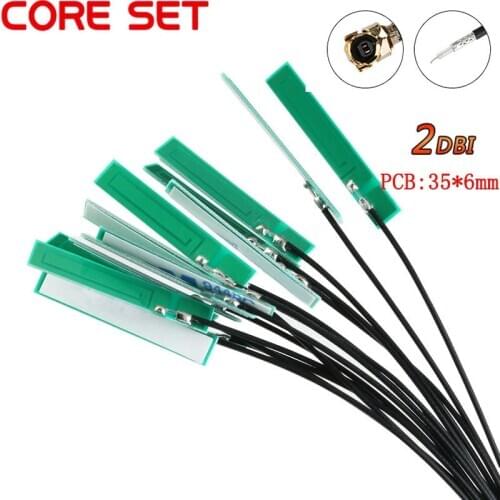 5PCS Sim800 GSM/GPRS/WCDMA/3G Built IN Circuit Board Antenna 1.13 Line 12cm Long IPEX Connecto 2DBI PCB Small Antenna Sim800