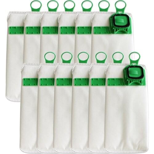 6 / 12pcs high efficiency dust filter bag replacement for Vorwerk VK140 VK150 garbage bags FP140 Vacuum cleaner