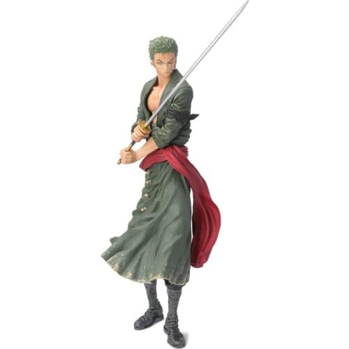 18cm Anime One Piece Ronoa Zoro PVC Action Collection Figure Model Ornament Gift doll luffy for kids/fans