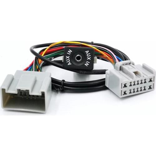 Car AUX Wiring Music Audio Adapter for Volvo 30 40 50 60 70 80 90 C S V XC V Wiht AUX interface panel