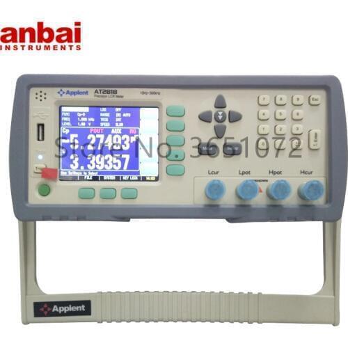 AT2818 Precision Digital LCR Meter 300kHz RCL Meter Wide Frequency Range ESR Meter