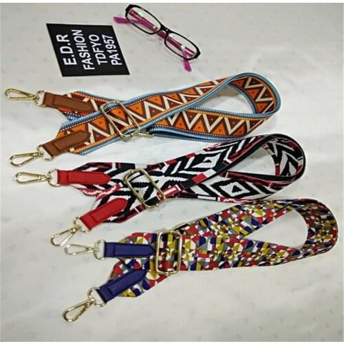 HJKL Colored Belt Bags gift Accessories for Women Rainbow Adjustable Shoulder Hanger Handbag gift Decorative Handle bag Strap