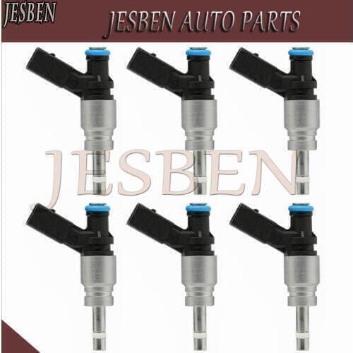 6PCS/LOT 079906036AA Fuel Injectors FIT For Audi A6 Quattro 2007-11 A8 Quattro 2007-10 4.2 FSI R8 5.2 2010-12 NO# 079 906 036 AA