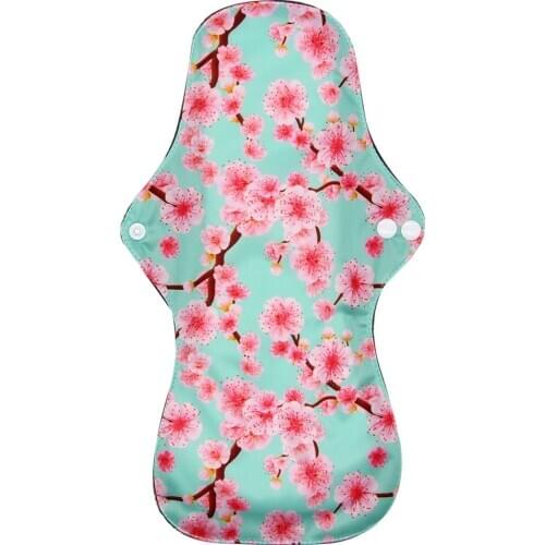 Sanitary pads reusable menstrual pads absorbent reusable charcoal cloth bamboo menstrual pads heavy sanitary washable pads