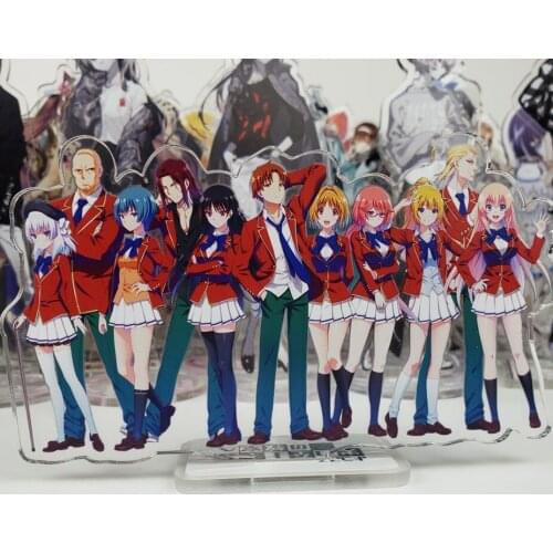 Classroom Of The Elite Horikita Suzune Kikyou Kushida Anime Acrylic Stand Figure Desktop Decoration Collection Model Toy Gifts