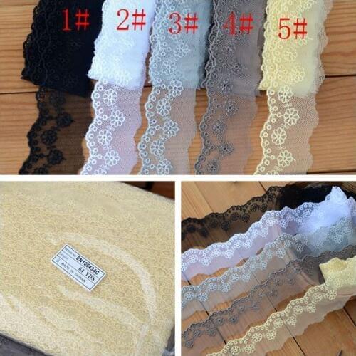 Hot sale Baby dress lace colored into the water soluble embroidery mesh lace width 3 cm H03o3