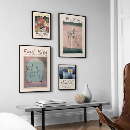 HD Print Modular Paul Klee Picture Canvas Painting Poster For Living Room Museum Gallery Home Decoration Wall Art No Framework