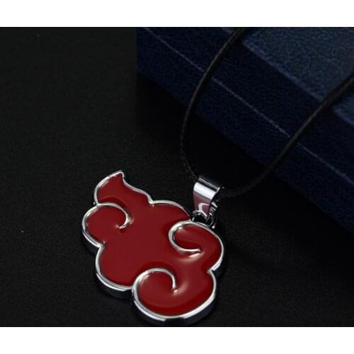 Cloud Pendant Necklace Red color Fashion Women Men Necklace Gift For Friend Golden Color Link Chain Neck Jewelry Wholesale