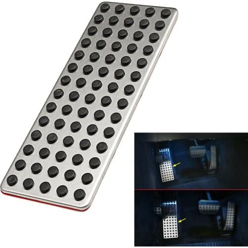 1pcs Non Slip Car Foot Rest Plate Footrest Pedal Cover For Mercedes Benz A C E CLA GLA GLK Class AMG W176 W205 W212 X204 X156