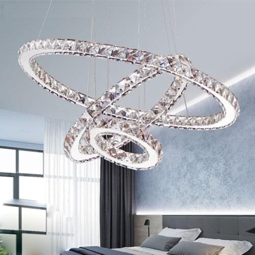 Modern LED Crystal Chandelier Lights Lamp For Living Room Cristal Lustre Chandeliers Lighting Pendant Hanging Ceiling Fixtures