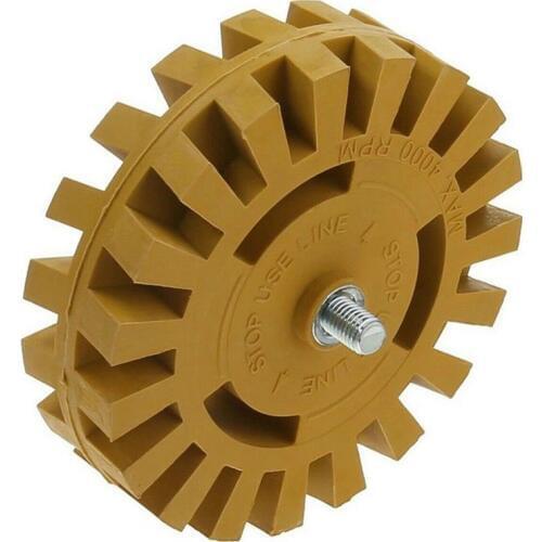 Car Cleaning Care Pinstripe Decal Eraser Wheel Pad Rubber Disk Pneumatic Car Decals Sticker Remover Remove Tools