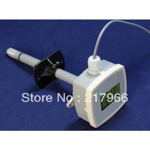 Duct High quality Humidity and temperature sensor transmitter for Mounting with LCD display free shipping