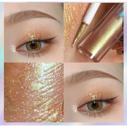 Liquid Eye Shadow Diamond Glitter Matte Eyeshadow Waterproof Lasting Shimmer Cream Eye Shadow Makeup Cosmetic Women Eyes Makeup