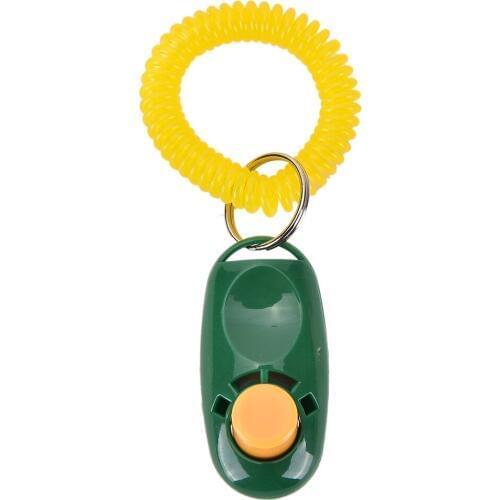 1PCS Dog Trainings Ultrasonic Dog Pet Bird Whistle Click Clicker Training Trainer Aid Guide 10 Colours