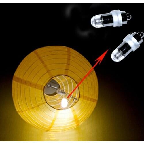 200pcs/lot Warm White LED paper lantern Lights balloon lamps for Wedding party Floral decoration kids birthday toys