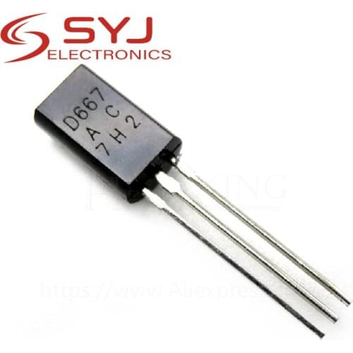 50pcs/lot 2SD667 D667 TO-92L In Stock