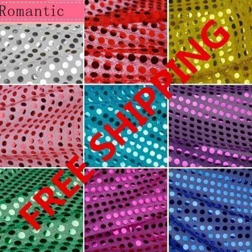 6mm Sequin Paillete Shiny Sparkly Material Nylon Polyester Fabric Fancy Dress,Wedding Hotel Events Wall Background Decoration J9