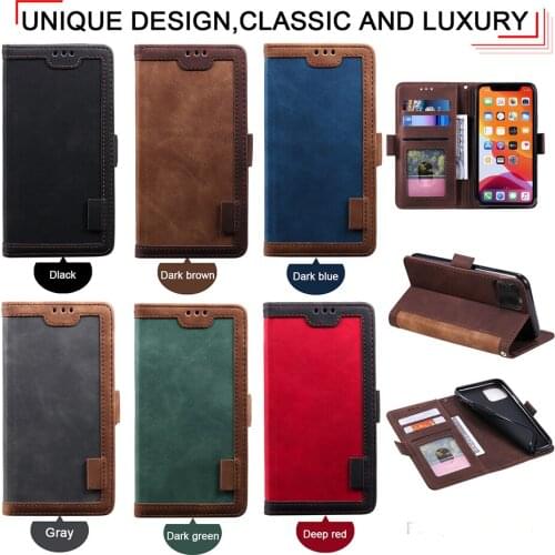 For Samsung Galaxy A21 A21S A30 A31 A32 A40 A41 A50 S A51 A52 A70 A71 A72 Flip Wallet Case Premium PU Leather Cover TPU Bumper
