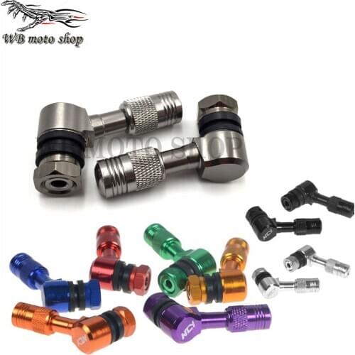CNC Aluminum Motorcycle 50CC-600CC Metal Gas Nozzle Degree Angle Valve Adaptor Tyre Valve Extension Valve Stem free shipping