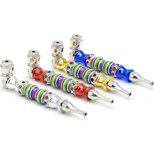 Smoke Pipes Tobacco Filters Metal Pipes Accessories Mini Pipes For Smoking Herb Cap Burner Cigar Cigarette Pipe Bowl Wholesale