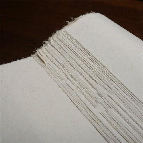 Jute Paper Calligraphy Painting Rice Paper Chinese Natural Long Plants Fiber Xuan Paper Handmade Hemp Fiber Paper Rijstpapier
