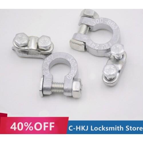 CHKJ Battery pile head Car battery clip Battery clip clip Terminal Battery Pile Head Car Zinc Alloy Battery Head