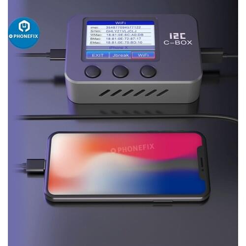 I2C C-BOX Jail Break Tool for Bypass ID Password On IOS Jailbreak Wifi/Bluetooth/Mac Address Query Function Same as JC J-Box