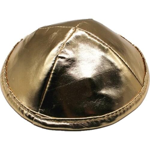 Brown color Jewish yarmulke Solid High quality Dome size 19cm Cotton Velvet Kippah Jewish Cap