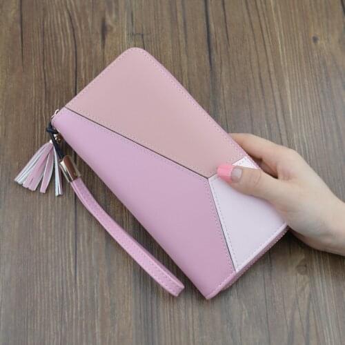 MONNET CAUTHY Summer New Long Wallet PU One Zipper High Capacity Multifunction Multi-card slot Purse Practical Fashion Wallets