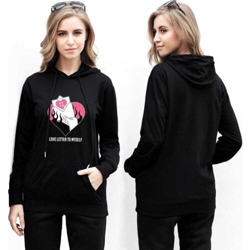 Celebrity Payton Moormeier Love Letter To Myself Hoodie Sweatshirt Cool Fashion Hooded Long Sleeve Casual