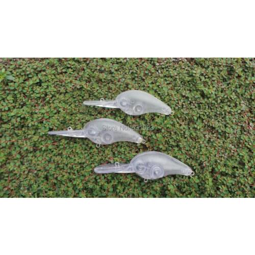 MR OCTOPUS 8pcs Unpainted Clear Plastic Fishing Lure Bodies.76#------12cm .19g