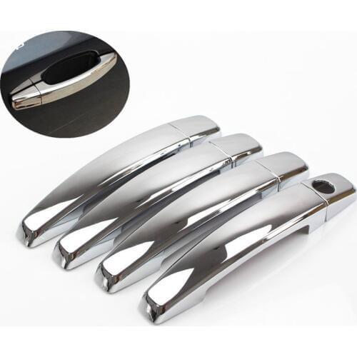 FUNDUOO For opel meriva b 2009 2010 2011 2012 2013 2014 2015 2016 Vauxhall New Chrome Door Handle Cover Trim Sticker