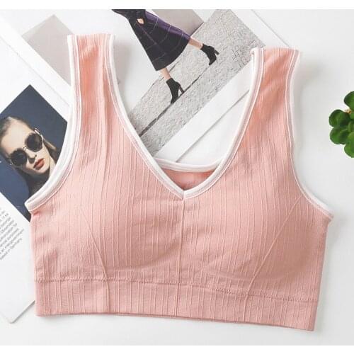 New Women Bras Seamless Bra With Pads Easy Comfort Underwear Wireless Bra Active Bh Push Up Bralette Sport Vest Brassiere Bra