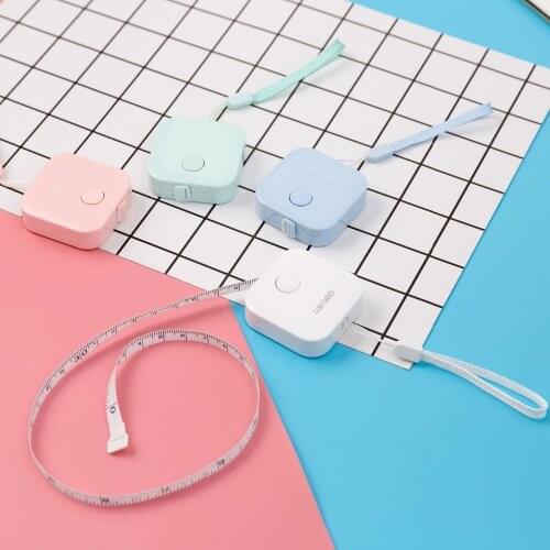 OTHERHOUSE Tape Measure 1.5m Retractable Automatic Ruler Centimeter/Inch Mini Ruler Cute Design Great for home Measuring Tool