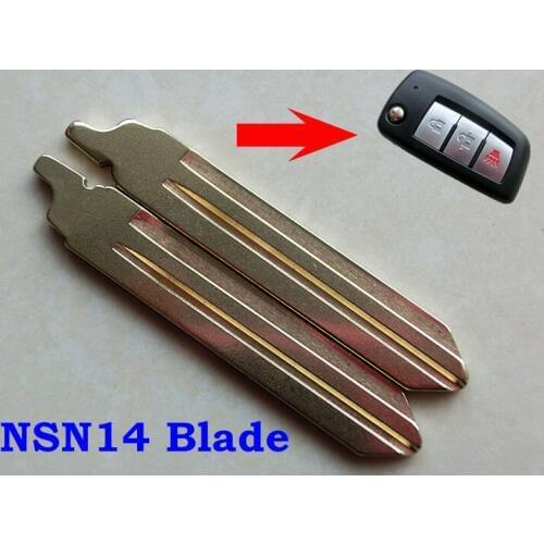 RMLKS New Uncut Remote Flip Key Transmitter NSN14 Blade Blank Replacement Fit For Nissan Rogue