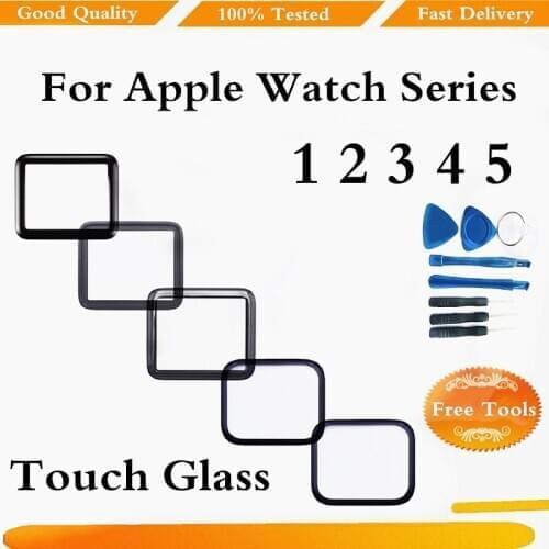 Touch Front Glass For Apple Watch Series 1 2 3 38MM 42MM Touch Screen Glass Only For Apple Watch Series 4 5 Front Glass 40MM44MM