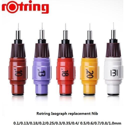 Rotring Isograph replacement nib 0.1mm-1.0mm 1 piece