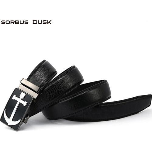 Sorbus Dusk Leather Belts For Men