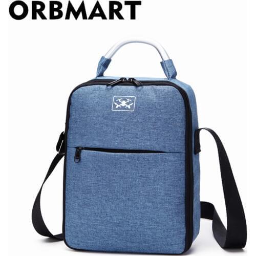 ORBMART Blue Portable Sport Handbag Single Shoulder Messenger Bag Accessories Collection Case For DJI Tello Drone