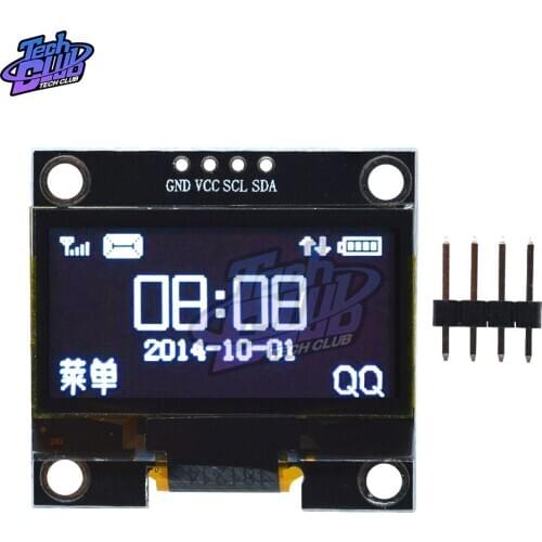 1.3 Inch OLED Module White Color 128X64 OLED LCD LED Display Module 1.3 IIC I2C SPI Communicate for arduino Diy Kit