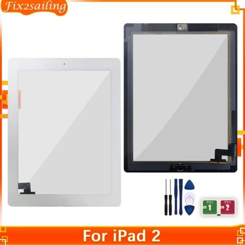 For iPad 2 2nd Gen A1395 A1396 A1397 9.7" New Outer Touch Screen Digitizer Front Glass Panel Replacement