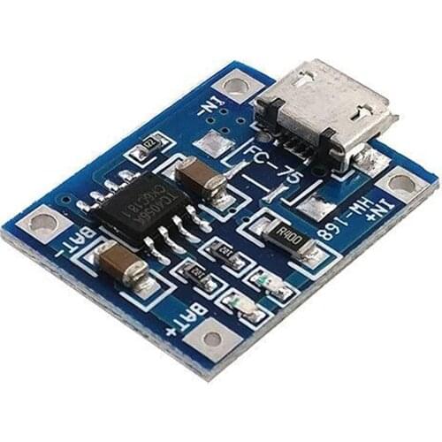 1 PCS TP4056 1A Lithium Battery Special Charging Board Charging Module Charger MICRO Interface Microphone USB
