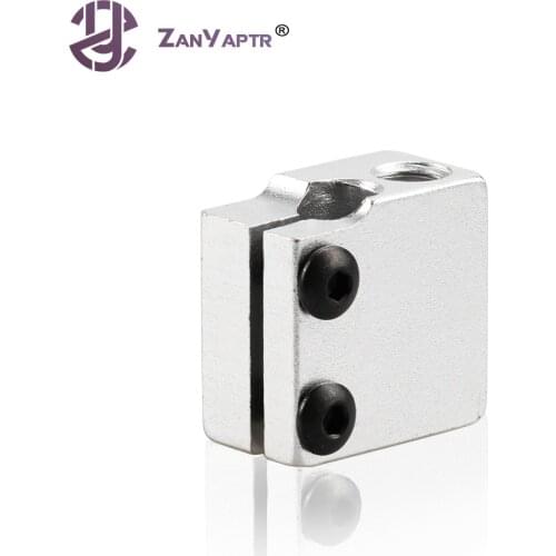 5Pcs Aluminium Heater Block For E3D Volcano Print Head Hot End Heating Block 20x20x11.5 mm For 3D Printer