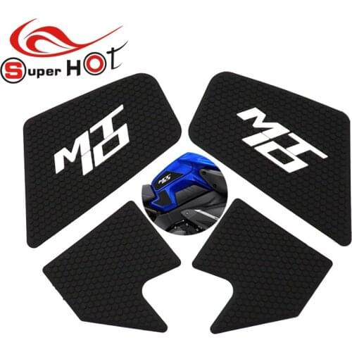 Motorcycle Accessories Tank Pad Protector Sticker Decal Gas Knee Grip Tank Traction Pad Side for YAMAHA MT10 MT 10 FZ10 FZ 10