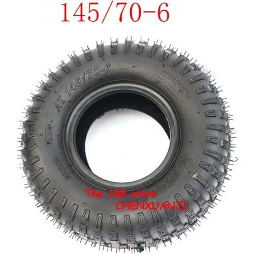 2019 hot sale 6 Inch ATV Tubeless Tires 145/70-6 Fit for Four Wheel Vehcile 50cc 70cc 110cc Small ATV Front or Rear Wheels
