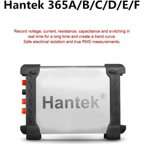 Hantek 365F 365D 365E 365A PC Bluetooth USB Data Recorder Voltage Current Resistance Temperature Digital Oscilloscope Multimeter