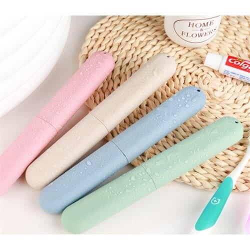 Travel Accessories Toothbrush Tube Cover Case Cap Fashion Plastic Suitcase Holder Baggage Boarding Portable Packing organizer