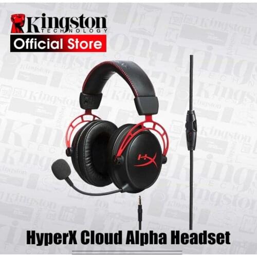 Kingston HyperX Cloud Alpha Limited Edition E-sports headset microphone Gaming Headset Mobile Wired Microphone Wire Control