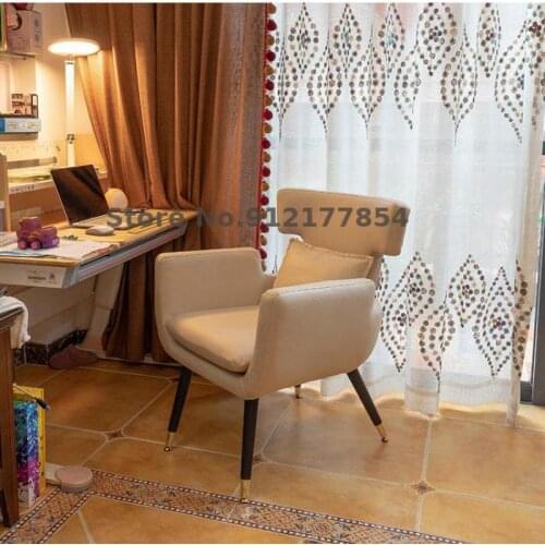 Computer Chair Home Comfortable Sedentary Modern Simple Leisure Single Backrest Study Desk Office Sofa Seat